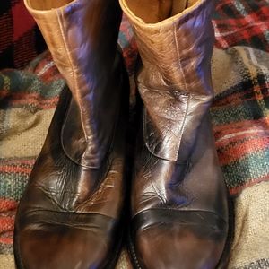 Blur Italian Leather Boots